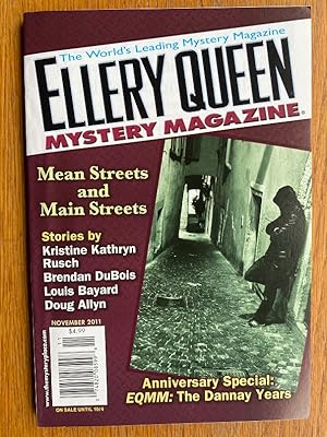 Bild des Verkufers fr Ellery Queen Mystery Magazine November 2011. zum Verkauf von Scene of the Crime, ABAC, IOBA