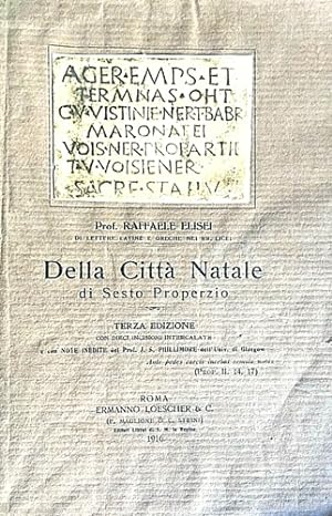 Image du vendeur pour Della Citt Natale. mis en vente par FIRENZELIBRI SRL