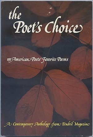 Bild des Verkufers fr Tendril Magazine Presents: The Poet's Choice zum Verkauf von Between the Covers-Rare Books, Inc. ABAA