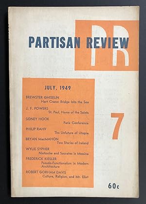 Image du vendeur pour Partisan Review, Volume 16, Number 7 (XVI; July 1949) mis en vente par Philip Smith, Bookseller