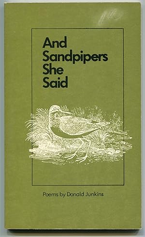 Bild des Verkufers fr And Sandpipers She Said zum Verkauf von Between the Covers-Rare Books, Inc. ABAA