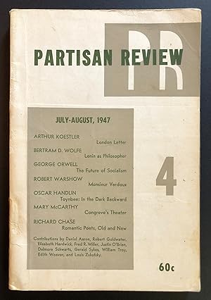 Bild des Verkufers fr Partisan Review, Volume 14, Number 4 (XIV; July - August 1947) zum Verkauf von Philip Smith, Bookseller