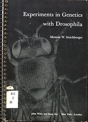 Imagen del vendedor de Experiments in Genetics with Drosophila; a la venta por books4less (Versandantiquariat Petra Gros GmbH & Co. KG)