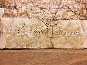United States Constitution SIGNER, Richard D. Spaight (North Carolina Governor) 1794 Land Grant W...