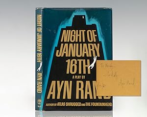 Seller image for Night of January 16th. for sale by Raptis Rare Books