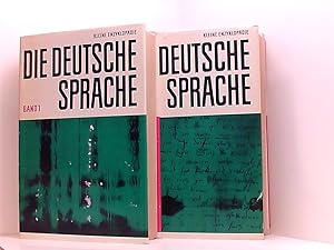 Bild des Verkufers fr Kleine Enzyklopdie: Die Deutsche Sprache Band 1 + 2 zum Verkauf von Book Broker