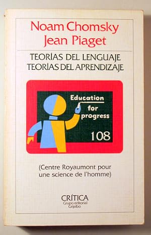 Seller image for TEORAS DEL LENGUAJE. TEORAS DEL APRENDIZAJE- Barcelona 1983 for sale by Llibres del Mirall