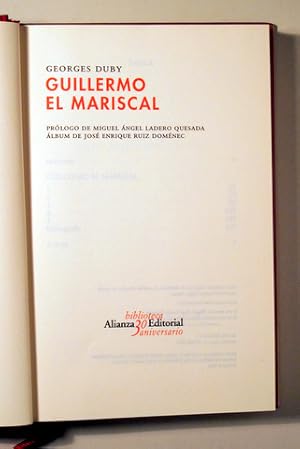 Imagen del vendedor de GUILLERMO EL MARISCAL - Madrid 1997 - Ilustrado a la venta por Llibres del Mirall