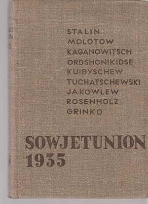 Sowjetunion 1935. Reden und Berichte.