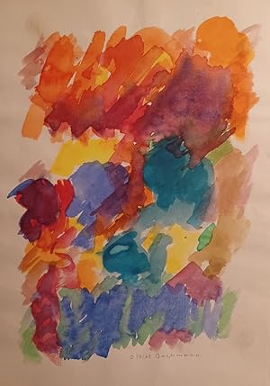 Original-Aquarell, 014/61. (Signiert und datiert vom Künstler!). Arbeiten auf Papier / Farbiges A...