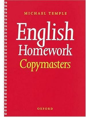 Bild des Verkufers fr English Homework Copymasters zum Verkauf von WeBuyBooks