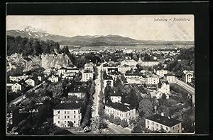 Ansichtskarte Salzburg-Riedenburg, Teilansicht mit Strassenpartie