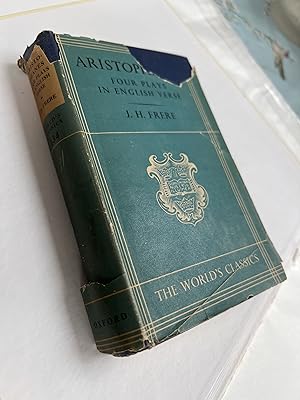 Immagine del venditore per Aristophanes. Four Plays: The Acharnians, The Kights, The Birds, The Frogs. Translated into English Verse. Oxford World's Classics Series Number CXXXIV venduto da SAVERY BOOKS