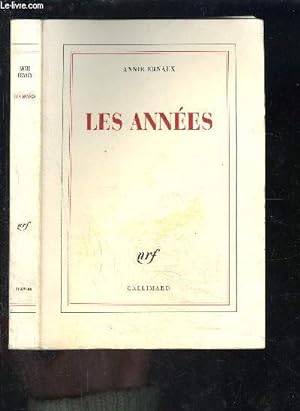 Image du vendeur pour LES ANNEES mis en vente par Le-Livre