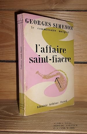 Bild des Verkufers fr L'AFFAIRE SAINT-FIACRE zum Verkauf von Planet's books