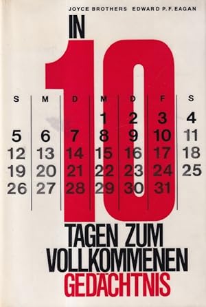 Seller image for In 10 Tagen zum vollkommenen Gedchtnis. for sale by Versandantiquariat Nussbaum