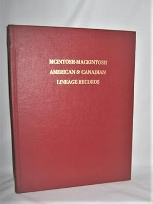 McIntosh - Mackintosh American & Canadian Lineage Records Vol VII