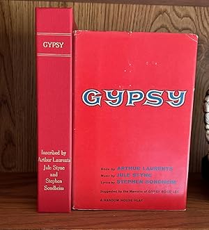 Bild des Verkufers fr GYPSY: A musical (Inscribed by Arthur Laurents and Jule Styne, Signed by Stephen Sondheim) zum Verkauf von Lakin & Marley Rare Books ABAA