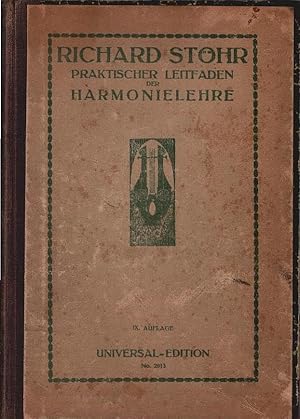 Bild des Verkufers fr Praktischer Leitfaden der Harmonielehre. Universal-Edition: Universal-Edition ; No 2013 zum Verkauf von Schrmann und Kiewning GbR