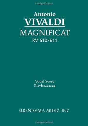 Bild des Verkufers fr Magnificat, RV 610/611: Vocal score (Latin Edition) [Soft Cover ] zum Verkauf von booksXpress