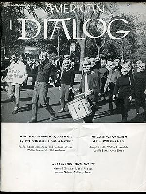 Imagen del vendedor de American Dialog - Vol. 3, Number 2, Summer 1966 a la venta por Between the Covers-Rare Books, Inc. ABAA