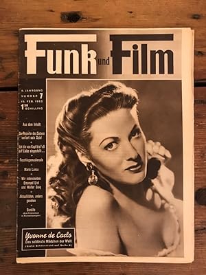 Funk und Film, 8. Jahrgang, Nummer 7, 15. Februar 1952: Yvonne de Carlo - das schönste Mädchen de...