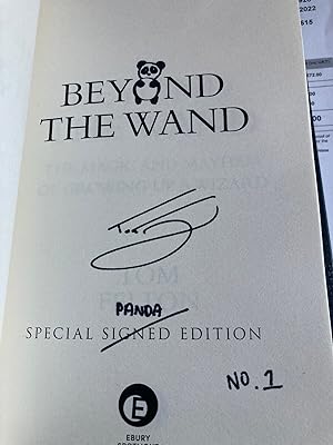 Seller image for BEYOND THE WAND: SIGNED "SPECIAL PANDA ISSUE NUMBER 1" FIRST EDITION for sale by Books for Collectors