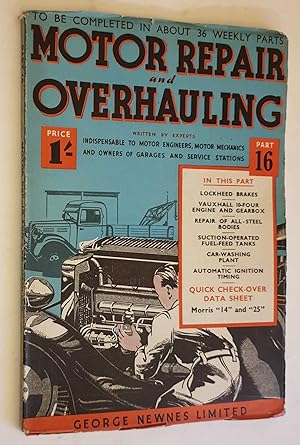 Motor Repair and Overhauling - Part 16 (c.1935)