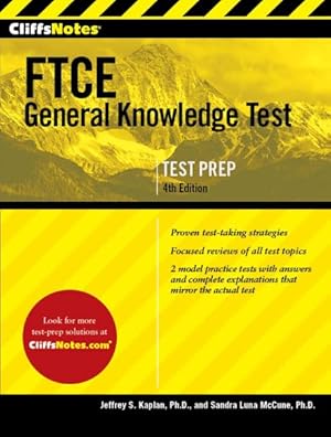 Seller image for CliffsNotes FTCE General Knowledge Test for sale by GreatBookPricesUK
