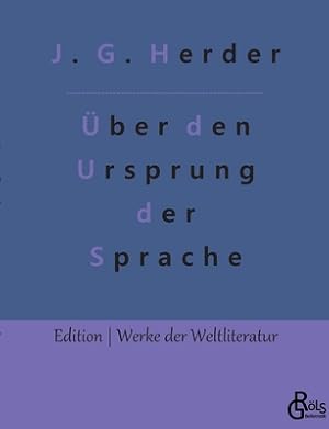 Seller image for Abhandlung �ber den Ursprung der Sprache (Paperback or Softback) for sale by BargainBookStores