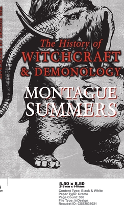 Imagen del vendedor de History of Witchcraft and Demonology (Hardback or Cased Book) a la venta por BargainBookStores