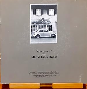 Seller image for "Germany" di Alfred Eisenstaedt Ripartizione Cultura Provincia di Torino 1984 for sale by Studio bibliografico De Carlo