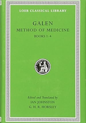 Image du vendeur pour Method of Medicine: Books 1-4 (Loeb Classical Library, Band 516). mis en vente par INGARDIO
