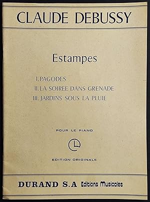 Estampes - Pour Piano - C. Debussy - Ed. Durand