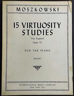15 Virtuosity Studies "Aspera" Opus 72 Piano - Moszkowski - Ed. Music Company