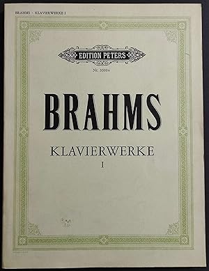 Spartito Brahms - Klevierwerke Band I- Ed. Peters