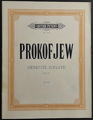 Spartito Prokofjew - Siebente Sonate - Opus 83 - Ed. Peters