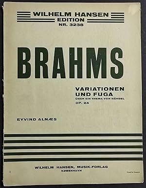 Spartito Brahms - Variationes und Fuga Op.24 - Ed. W. Hansen