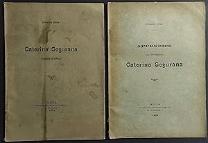 Caterina Segurana Studio Storico+Appendice all'Opuscolo - G. Bres - 1914-23