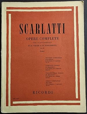 Scarlatti - Opere Complete per Clavicembalo Vol. IX - Ed. Ricordi - 1969
