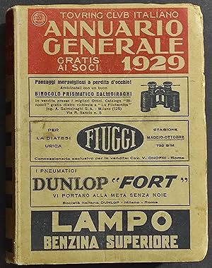 Annuario Generale 1929 - Touring Club Italiano