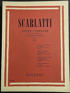 Scarlatti - Opere Complete per Clavicembalo Vol. VI - Ed. Ricordi - 1969