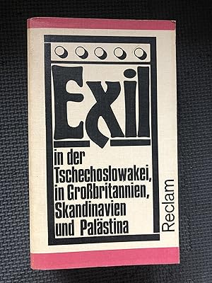 Immagine del venditore per Exil in der Tschechoslowakei, in Grossbritannien, Skandinavien und Palastina. venduto da Cragsmoor Books