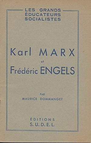 Seller image for Karl Marx et Frdric Engels. for sale by Librairie Les Autodidactes - Aichelbaum