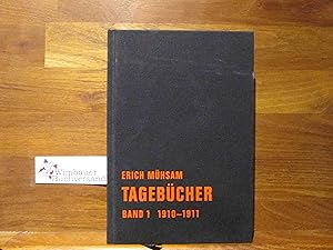 Bild des Verkufers fr Tagebcher; Teil: Bd. 1., 1910 - 1911 zum Verkauf von Antiquariat im Kaiserviertel | Wimbauer Buchversand
