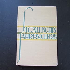 Bild des Verkufers fr St. Gallisches Jahrbuch, 1928 zum Verkauf von Bookstore-Online