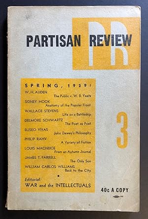 Imagen del vendedor de Partisan Review, Volume 6, Number 3 (VI; Spring 1939) a la venta por Philip Smith, Bookseller