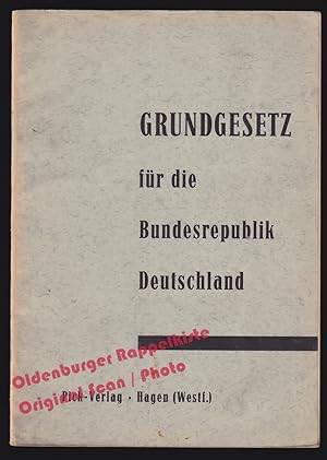 Grundgesetz für die Bundesrepublik Deutschland (1962) - Parlamentarischer Rat Bonn