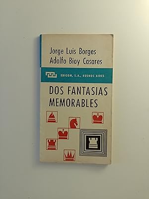 Imagen del vendedor de DOS FANTASIAS MEMORABLES a la venta por FELISBERTA LIBROS
