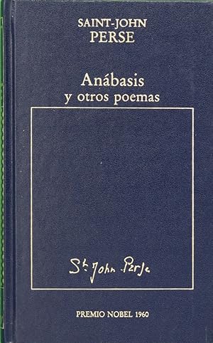 Seller image for Anbasis y otros poemas for sale by Librera Alonso Quijano